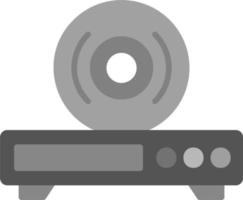 icono de vector de reproductor de cd