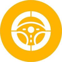 Steering Wheel Vector Icon