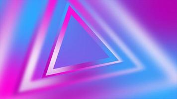Abstract purple and pink triangles bright juicy blurred abstract loop background. Video 4k