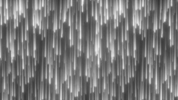 Abstract glowing energy futuristic black and white lines raining energy magical abstract background. Video 4k