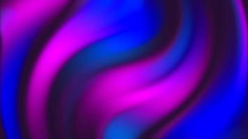 Abstract purple blue vibrant gradient swirling twisted lines abstract background. Video 4k