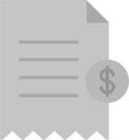 Shopping Receipt Vector Icon