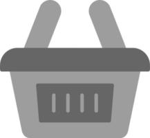 icono de vector de cesta de compras