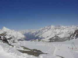 Cervino Kleine Matterhorn view photo