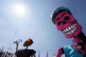 ciudad de méxico, méxico - 5 de noviembre de 2017 - celebración del día de muertos foto