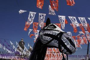 MEXICO CITY, MEXICO - NOVEMBER 5 2017 - Day of dead celebration photo