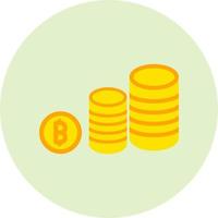 Bitcoins Vector Icon