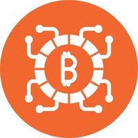 icono de vector de bitcoin