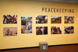 nuevo york, Estados Unidos - mayo 25 2018 unido naciones mantenimiento de la paz foto