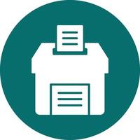 icono de vector de caja de votación