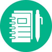 Notebook Vector Icon