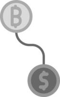 Btc conversion Vector Icon