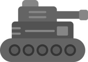 icono de vector de tanque militar