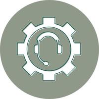 Call Serves setting Vector Icon