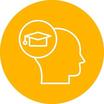 icono de vector de aprendizaje