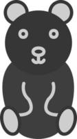 Teddy Bear Vector Icon