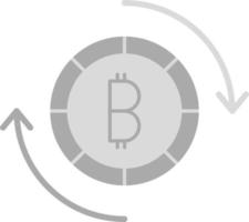 bitcoin intercambiar vector icono