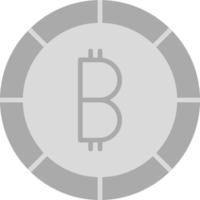 icono de vector de bitcoin