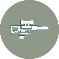 Sniper Rifle Vector Icon