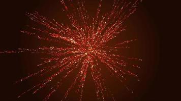 Glittering Particles Burst Animation Background video