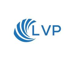 lvp resumen negocio crecimiento logo diseño en blanco antecedentes. lvp creativo iniciales letra logo concepto. vector