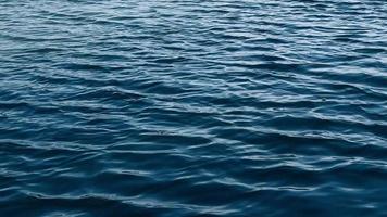 Blau Wasser Welle Meer Hintergrund, schleppend Bewegung video