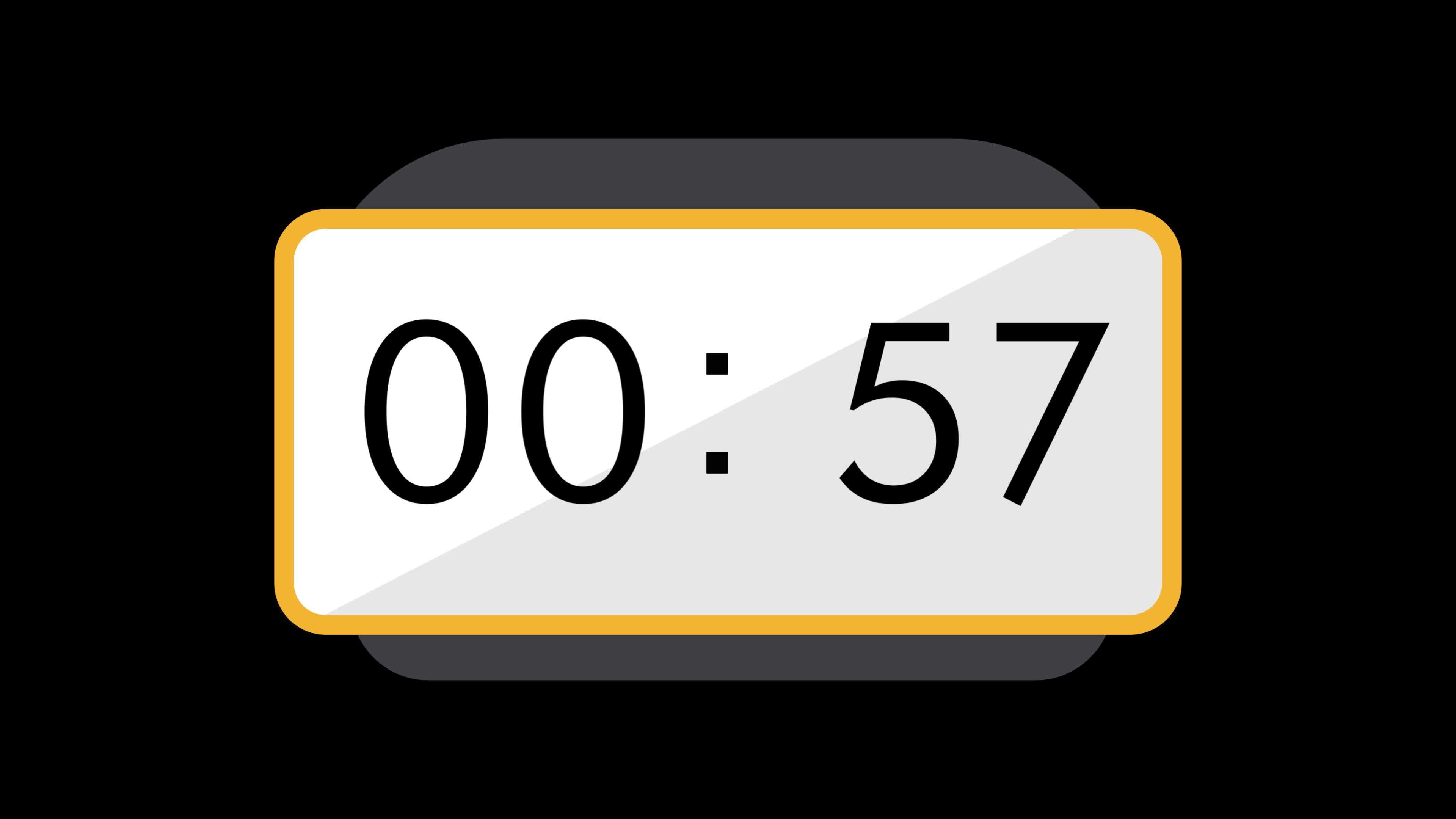 One minute countdown timer. 1 60 second timer free download 20287245 Stock Video at Vecteezy
