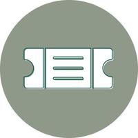 Ticket Vector Icon