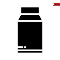 bottle drink glyph icon vector