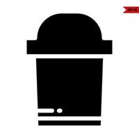 cup drink glyph icon vector