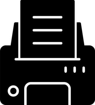 icono de vector de impresora