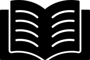 Open Book Vector Icon