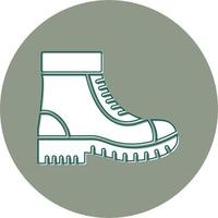 Military Boot Vector Icon