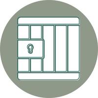 Military Jail Vector Icon