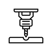 drill machine icon for your website design, logo, app, UI. vector