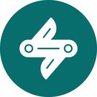 Swiss Knife Vector Icon