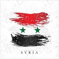 Syria flag post design, banner of Syria flag, pray for Syria vector