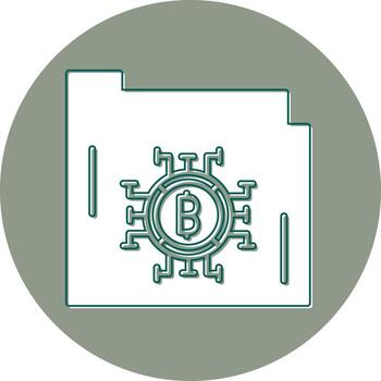 icono de vector de carpeta