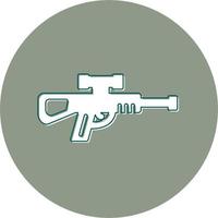 Sniper Gun Vector Icon