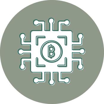 icono de vector de cpu