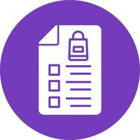 Shopping List Vector Icon