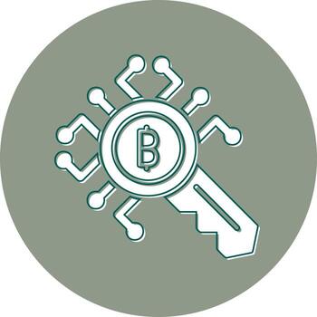 Encryption Key Vector Icon