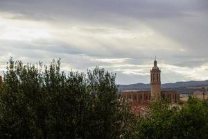 Town at Sunset photo