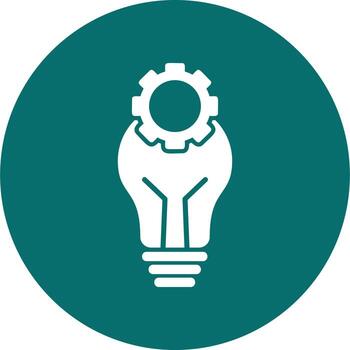 icono de vector de solución