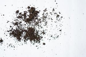 Abstract splatter soil isolated for element photo