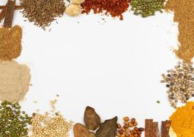 Abstract herb and spices edge for frame photo