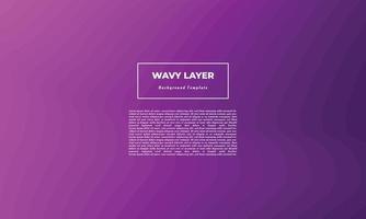 Purple gradient layer background template copy space for poster, landing page, business card, or banner vector