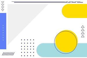 antecedentes moderno resumen mínimo geométrico línea gráfico formas, moderno hipster circulo triángulo modelo aplicable para pancartas, pancartas, carteles, volantes vector