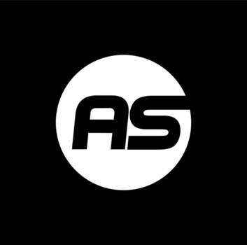 como tipografía icono. como empresa nombre inicial letras icono. vector