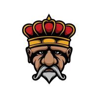 Old Mascot Logo Design Vector